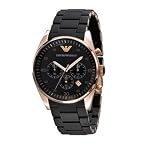 Emporio Armani Chronograph Silicone and Steel Mens Watch AR5905