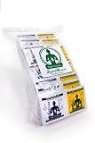 Yogini Cleanies - Organic Body Wipes: Small Size (4x8) 120 Ct Multi Pack Bag 60 Lavender and 60 Lemon Grass Wipes