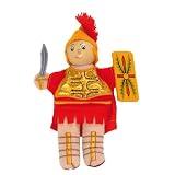 Roman Wooden Head Finger Puppet
