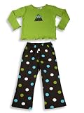 Anita G - Girls Long Sleeved Pant Set, Lime, Brown, Turquoise