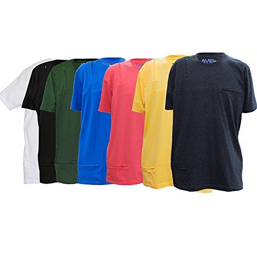 AyeGear T5 TShirt with 5 Discreet Pockets, Premium Quality with Soft Touch Feel