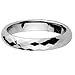 4mm Faceted Tungsten Wedding Band
