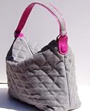 Large Bucket bag with Quilted Polyester Wool