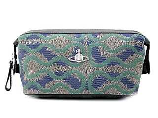 Vivienne Westwood ヴィヴィアンウエストウッド 2416 MAN PIRATE VERDE-3 パイレーツ セカンドバッグ グリーン×ブラック 『アウトレット品』[並行輸入品]