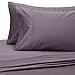 Amazon Brand – Pinzon 400-Thread-Count Hemstitch Egyptian Cotton Sheet Set - Queen, Plum