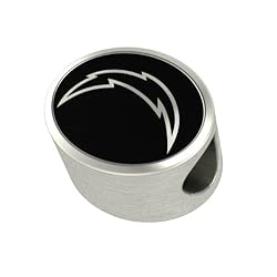 San Diego Chargers NFL Jewelry and Bead Fits Most European Style Bracelets. High Quality Bead in Stock for Immediate Shipping
