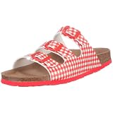 Dr. Brinkmann 700484, Damen, Clogs & Pantoletten, Rot (rot/weiß 4), EU 40