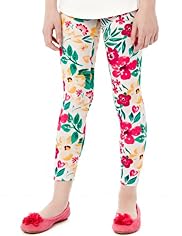 Cotton Rich Floral Leggings