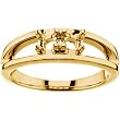 14K Yellow Gold Mother's Ring - 2 Gemstone -- YOU CHOOSE THE COLORS!