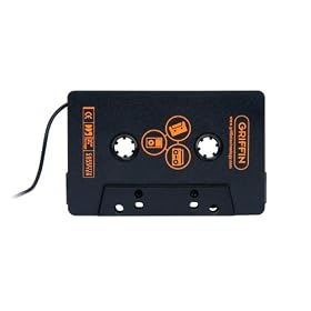 Griffin Direct Deck Universal Cassette Adapter for MP3 Players (Black) by Griffin Technology