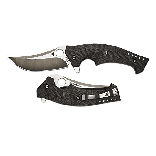 Spyderco Brend-Pirela Mamba Plain Folding Knife 3.77" Blade