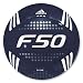 adidas F50 X-ite Soccer Ball (Wh/Bk/Metallic Gd)