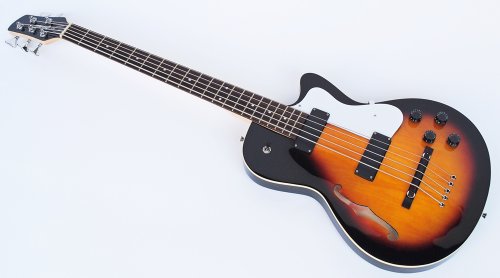 Produkt-Bild: seltener Semiacoustic Look 5 saiter Bass - AG