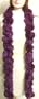 Imported Light Purple Color Two Strand Luxurious Rabbit Fur Scarf for Women and Teens