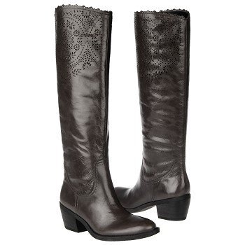 Franco Sarto Ponzi Mid Heel Knee High Boot - Smoke