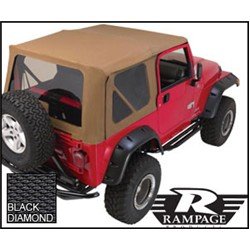 Rampage 68735 Complete Replacement Soft Top with Frame and Hardware