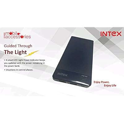 Intex Premium Quality High Performance Power bank 10000 mAh PBP10K Blue