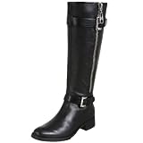 BCBGirls Women's Moca Flat Motorcycle Boot
