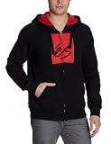 Es Mainblock 10 Zip Fleece – Sweat shirt -Homme – Noir/Rouge – M Es Mainblock 10 Zip Fleece – Sweat shirt -Homme – Noir/Rouge – M