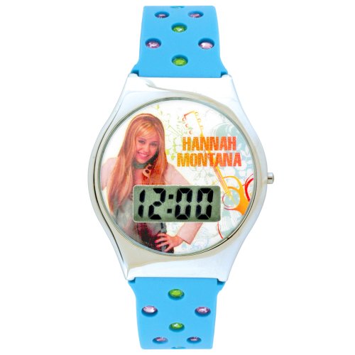 Hannah Montana Kids' HHM49 Blue Studded Jewel Strap Digital Watch