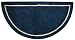 Deep Blue Hand Tufted 100% Wool Rug Image
