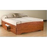 Review Prepac  / Queen Platform Storage Bed (Cherry) By Prepac (CBQ-6200)