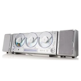 Coby CX-3CD620 3 Disc CD Player with Digital AM FM Tuner by Coby