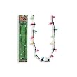 Lighted Christmas Holiday Flashing Light Bulbs Necklace