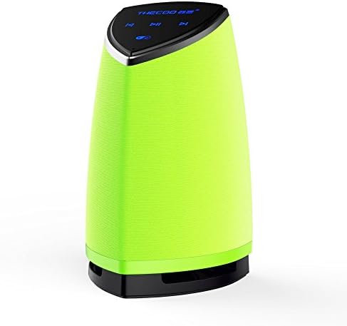 THECOO Creative Portable NFC Mini Bluetooth Speaker Super Bass 3D Stereo Surround HiFi Wireless Speakers Handsfree Loudspeaker Green