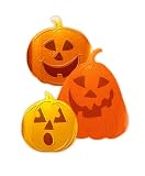 12 Assorted Foil Pumpkin Cutouts