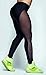 Nulibenna Women's Mesh Stretchy Workout Sportys Yoga Leggings Ninth Pants