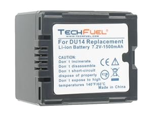 TechFuel's Panasonic CGR-DU06 Camcorder Battery
