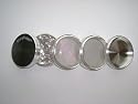 New (63mm) 2.5" NEW STYLE LARGE 5 PC Piece 2.5" SHARPSTONE HERB POLLEN GRINDER