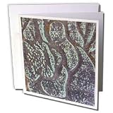 Florene Designer Textures - Wrought Iron - Greeting Cards-6 Greeting Cards with envelopes