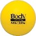 Body Sport Soft Weight Training Balls, 4.4-Pound, Yellow