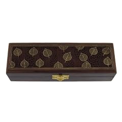 Indien Kultur Schmuckk�stchen Handgefertigt aus Holz Geschenk von Indien 19 x 16.51 x 5 cm