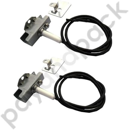 07303 (2-Pack) Gas Grill Replacement Parts Igniting Wire & Ceramic Electrode for Great Outdoors & Uniflame Model Grills