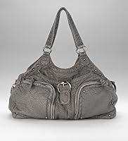 Indigo Collection Stud Overnight Bag Indigo Collection Stud Overnight Bag