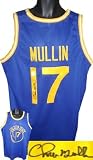 Chris Mullin Autographed/Hand Signed Golden State Warriors TB Blue Prostyle Jersey- JSA Hologram