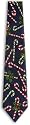 Men's Christmas Neck Tie Navy/Red/Green