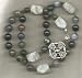 Anglican Prayer Beads, Gemstone with Round Celtic Cross