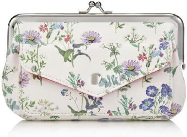 Accessorize Womens Botanical Floral Clip Frame Purse
