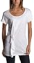 7 For All Mankind Women's Cascade Tunic in Optic,Optic,Medium