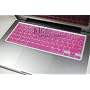 IVEA Pink Keyboard Silicone Cover Skin for New Aluminum Unibody Macbook Pro 13" 15" 17" - FIT ALL