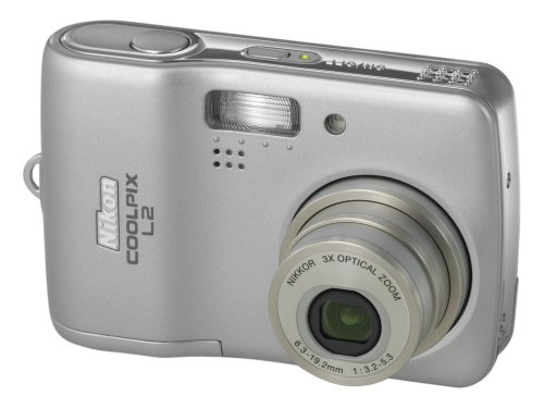Nikon Coolpix L2 Digital Compact Camera (Grey) [6mp, 3 x optical zoom]