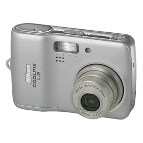 Nikon Coolpix L2 Digital Compact Camera (Grey) [6mp, 3 x optical zoom]