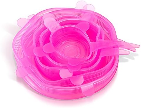 Multifunctional Stretch Storage Container Lids 6pk Useful Kitchen Accessories Durable Airtight Watertight