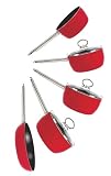 Ethos Hells Kitchen Splash Red 5pc Non-stick Cookware Set