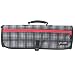 Yak Pak 12 Pocket Deluxe Knife Bag, Grey Plaid