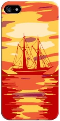 Boat Hard Back Shell Case / Cover for Iphone 5 and 5s - Red